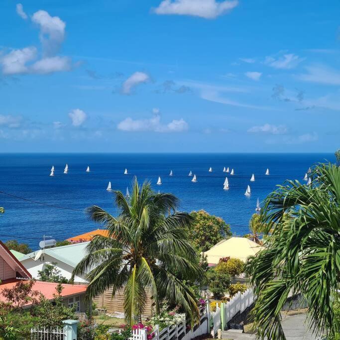 Ti Sucrier Jaune - Douceur Caraibe Vue Mer Le Carbet Eksteriør bilde